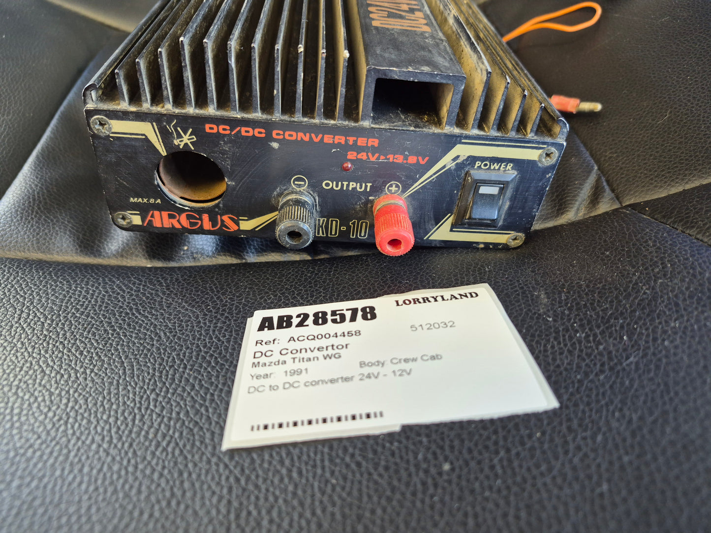 Mazda Titan WG wgl4t-121826 - DC Convertor PN: 512032
