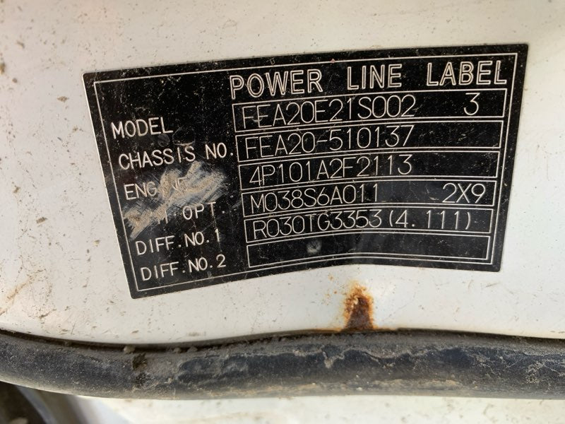 2012 Mitsubishi Canter FEA/FEB 2011-on FEA20-5100137