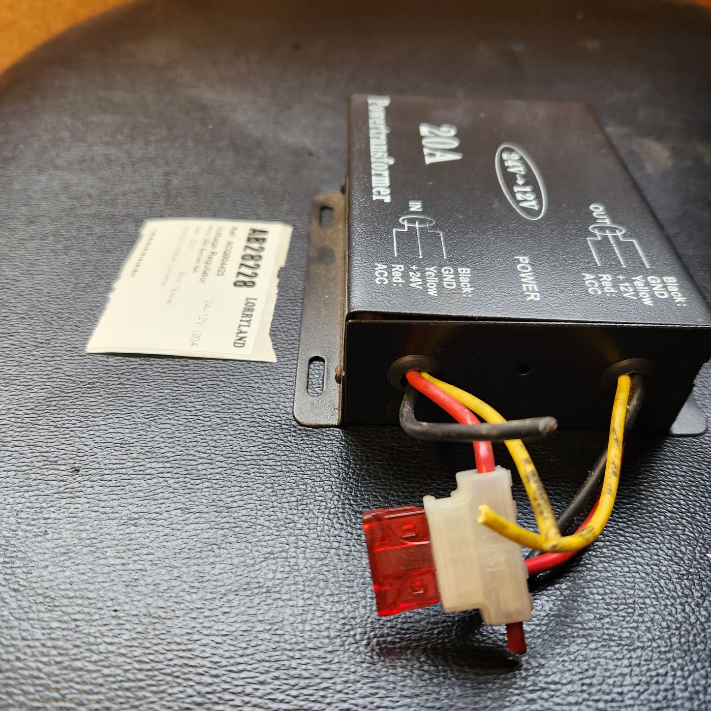 Hino 300 Series XZU424R-HKFTW03 - Voltage Regulator PN: 24v-12V (20A)