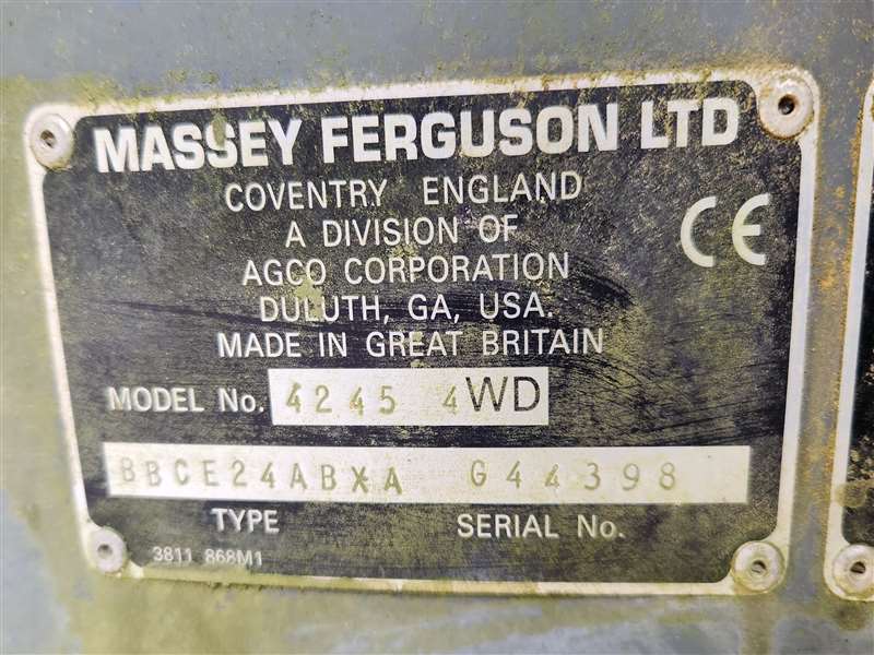 1999 Massey Ferguson Tractor 4245 4245