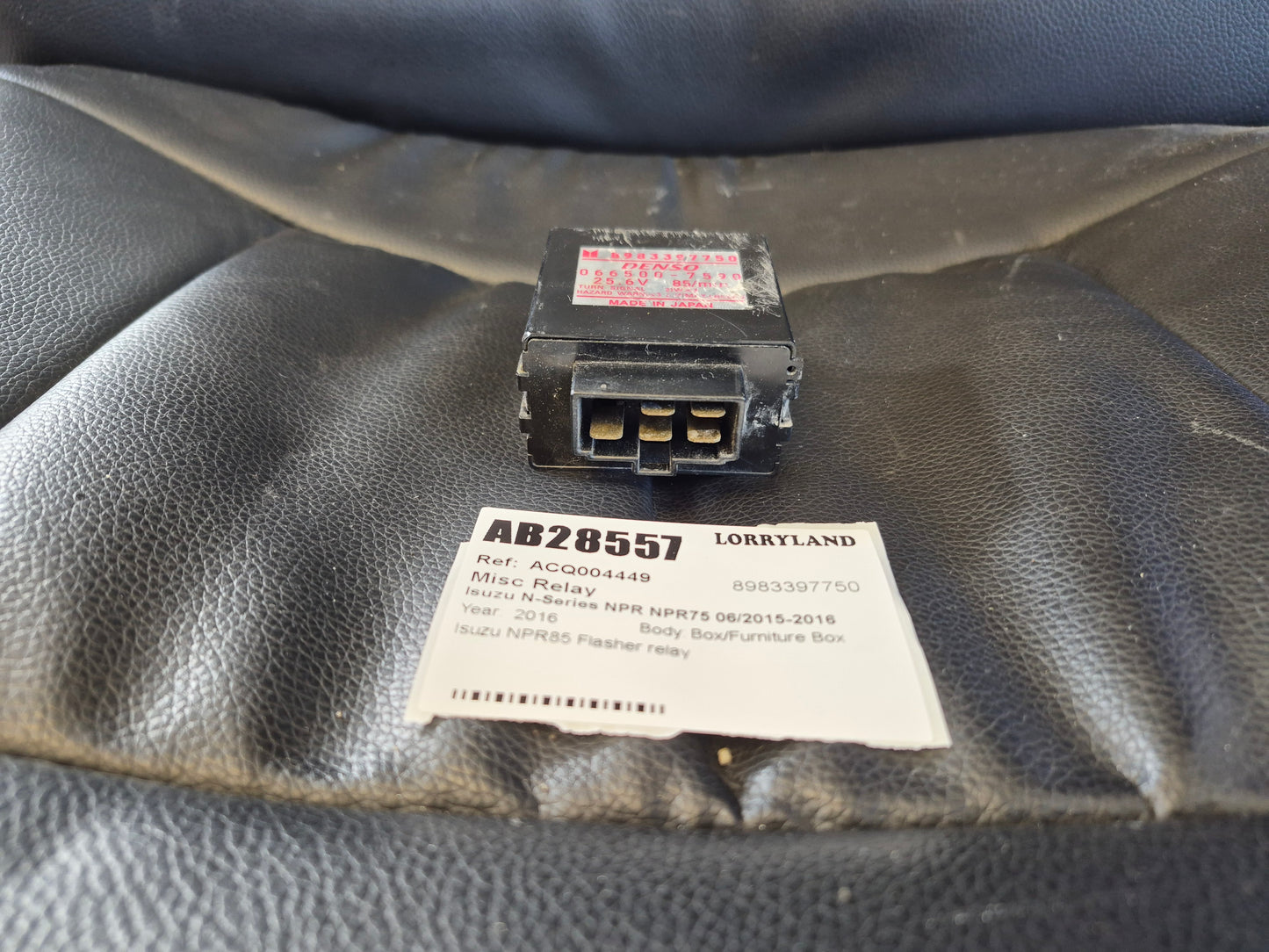 Isuzu N-Series NPR NPR85 - Misc Relay PN: 8983397750