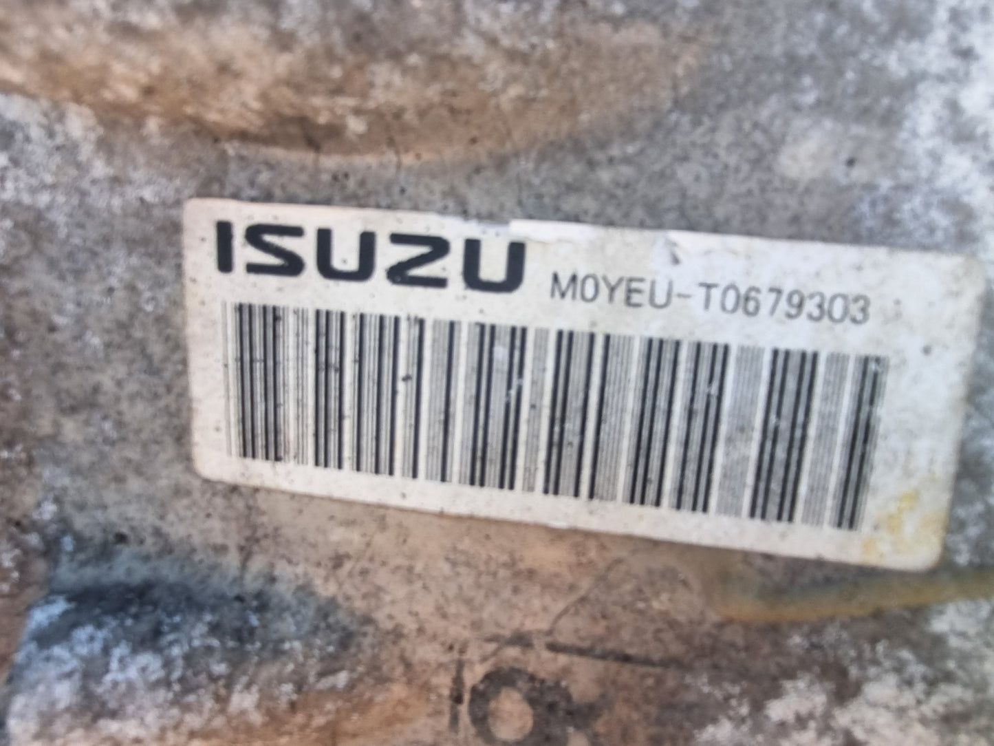 2007 Isuzu N-Series NPR NPR75- Trans/Gearbox PN: MOYEU 5 SPEED