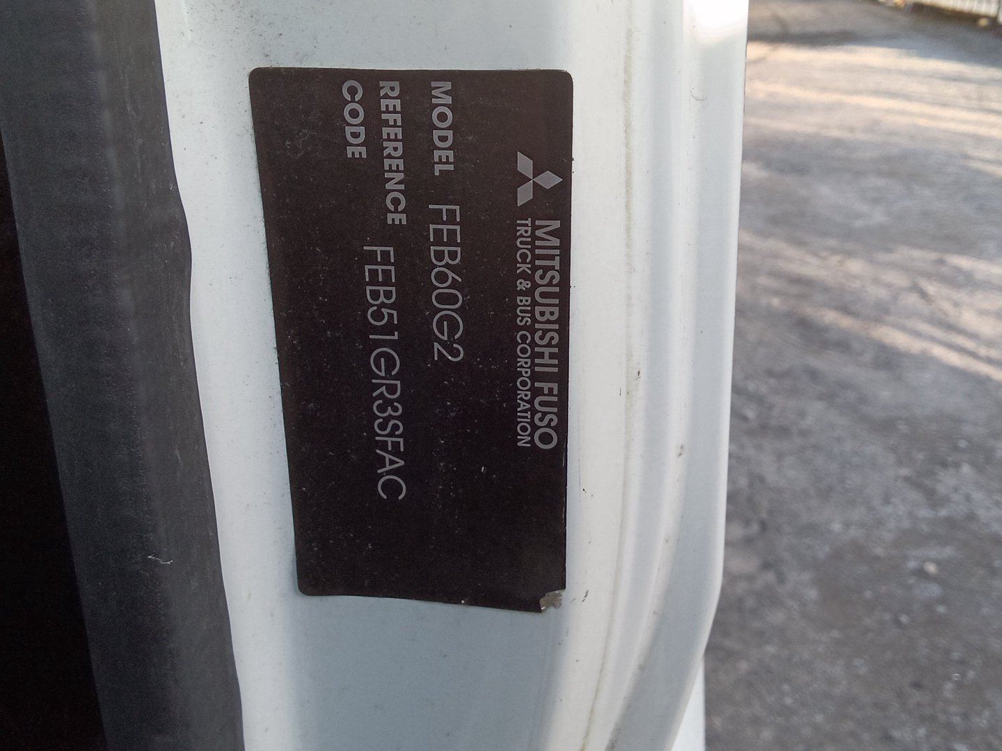 2016 Mitsubishi Canter feb60g2