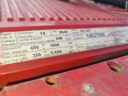 International All Models 9200 EAGLE - Engine PN: isx 450