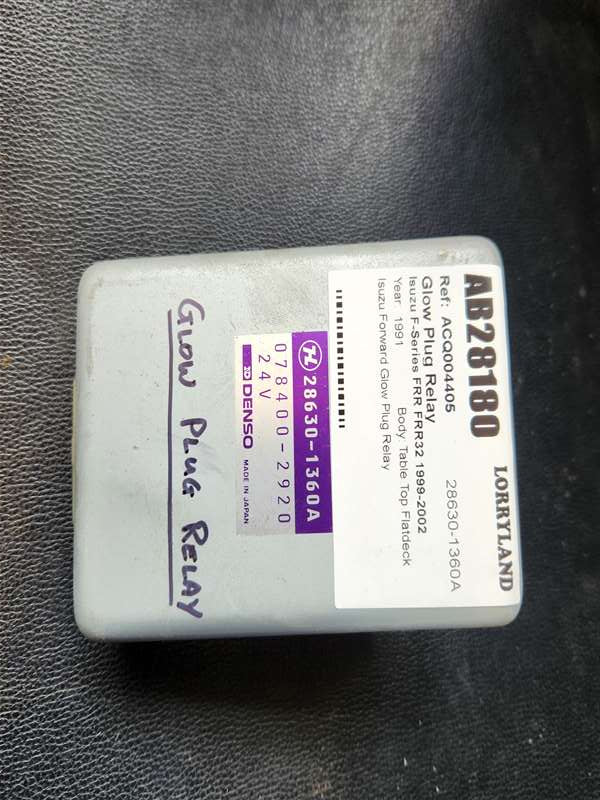Isuzu F-Series FRR FRR32HB-3003674 - Glow Plug Relay PN: 28630-1360A
