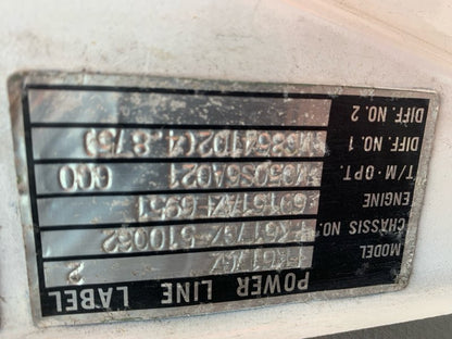 1994 Mitsubishi Fuso FK FK617 1995-10/1997 FK617