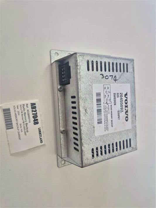 Volvo FM Series FM12 2002-2007 v2 - Radio Memory Backup