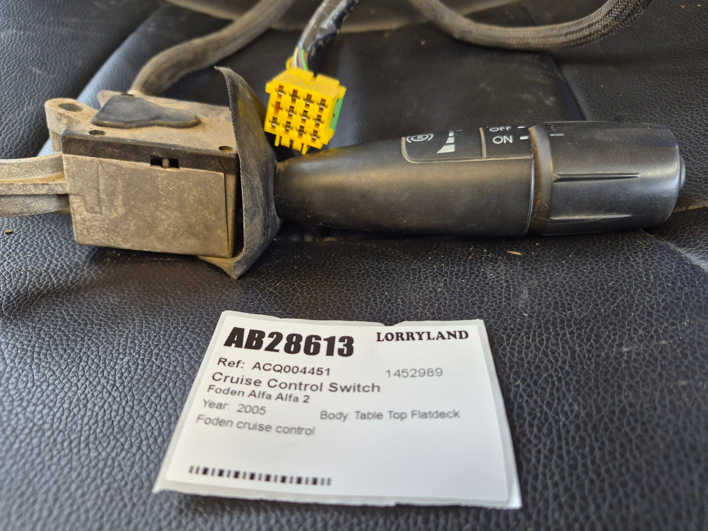 Foden Alfa Alfa 2 ALPHA 2 A38R - Cruise Control Switch PN: 1452989