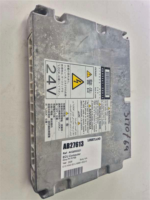 Hino 700 Series FY 1eupa-wpn - ECU