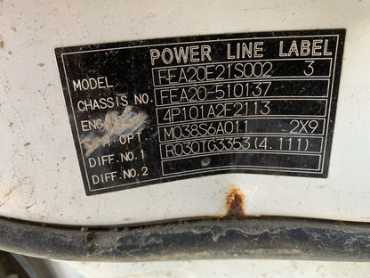 2012 Mitsubishi Canter FEA/FEB 2011-on FEA20-5100137