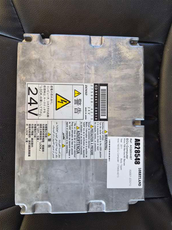 Hino 700 Series All Series FS1E SEE VIN - ECU PN: 89661-E0010