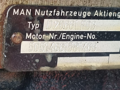 MAN TGA 2000-2009 32-350 - Engine PN: d02066