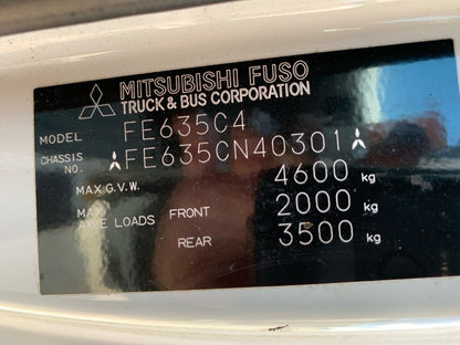 2004 Mitsubishi Canter FE5/FE6 1995-2005 FE635