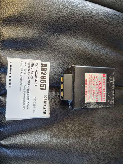 Isuzu N-Series NPR NPR85 - Misc Relay PN: 8983397750