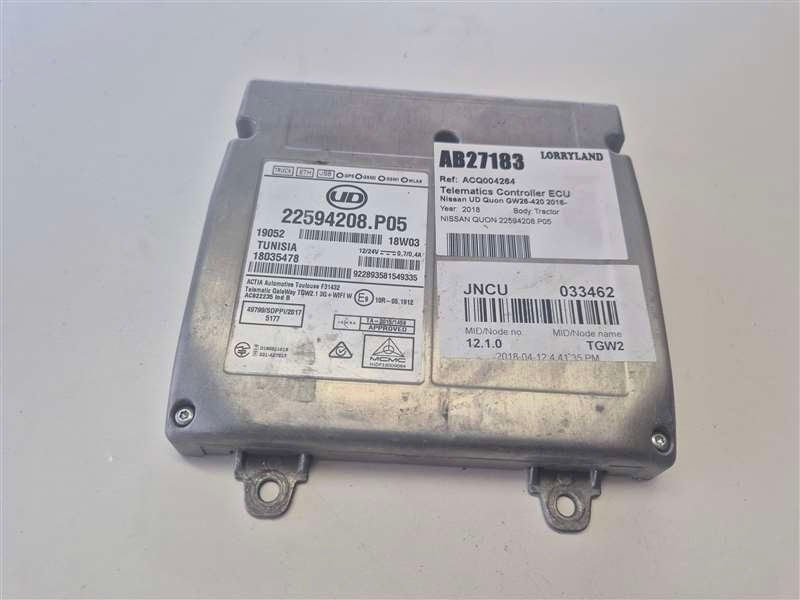 Nissan Quon GW26-420 2016- JCNMB22D9JU033462 - Telematics Controller ECU