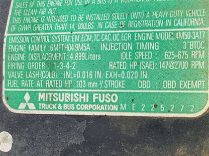 2011 Mitsubishi Canter FE83P 4.5T 02/2005-11/2007 FE160 FE 83