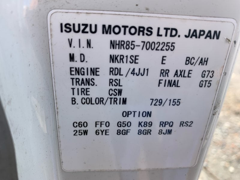 2008 Isuzu N-Series NHR NHR85