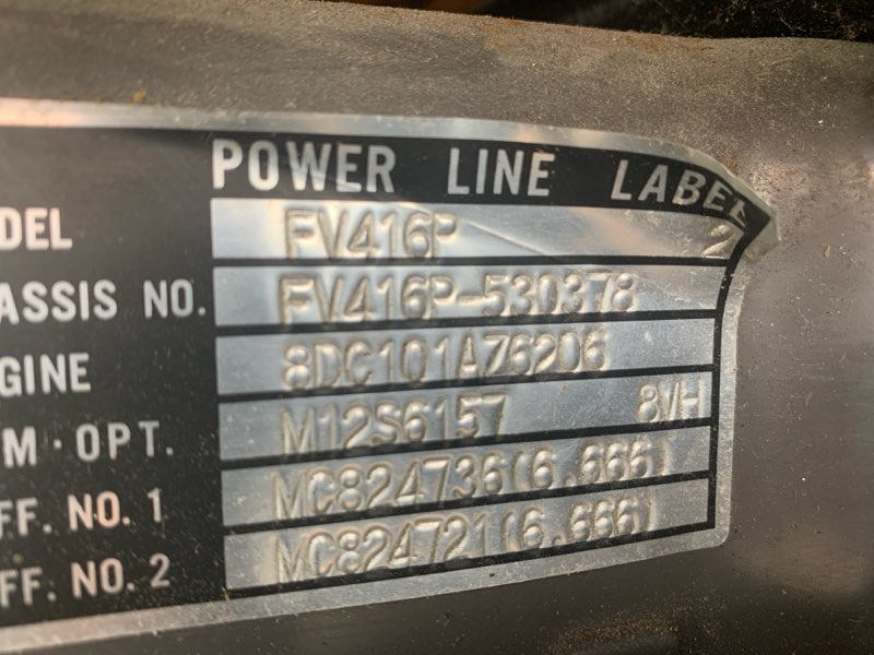 1991 Mitsubishi Fuso The Great FS4 FV415