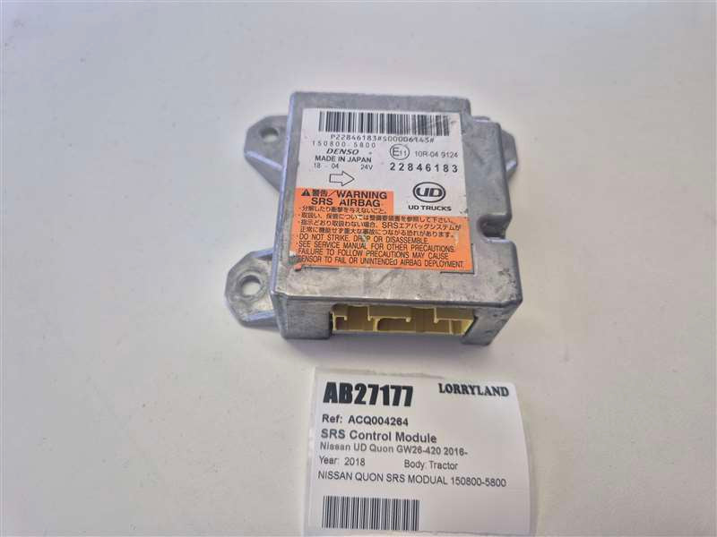 Nissan Quon GW26-420 2016- JCNMB22D9JU033462 - SRS Control Module