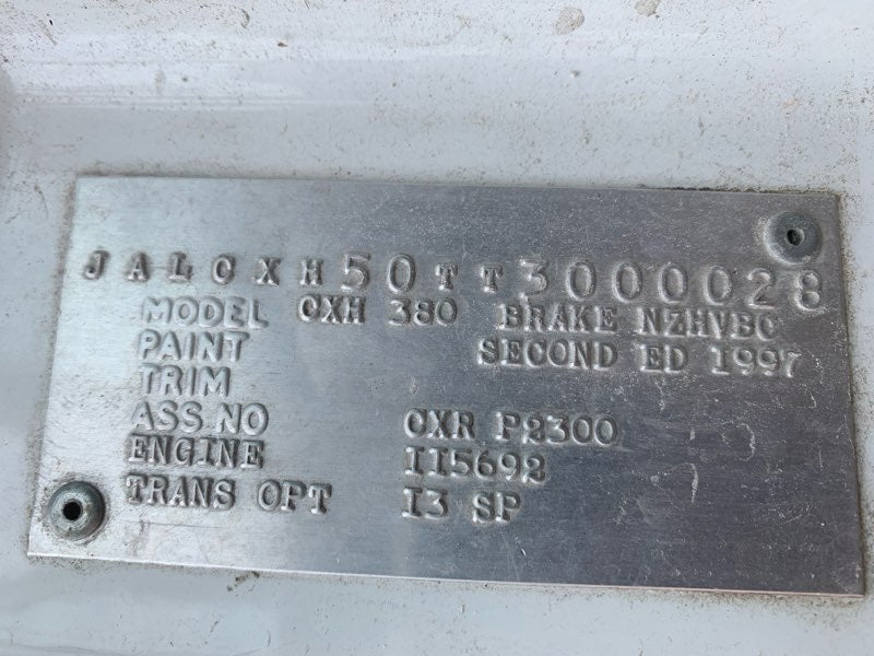1998 Isuzu C Series CXH CXH50 380 HP