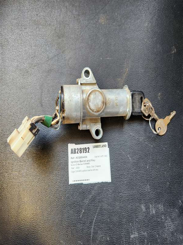 Isuzu C Series CXH450 - Ignition Barrel and Key PN: barrel with key