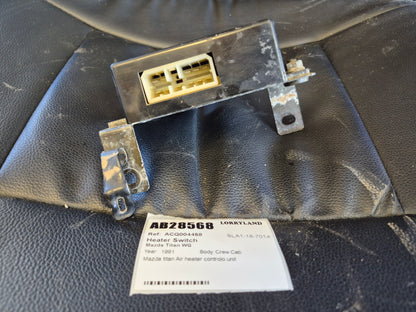 Mazda Titan WG wgl4t-121826 - Heater Switch PN: SLA1-18-701A