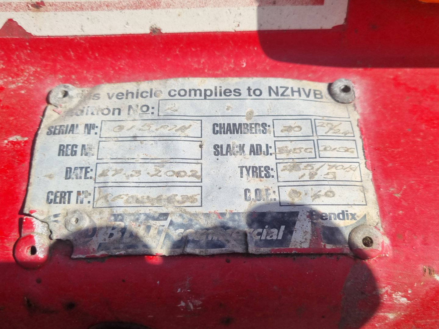 2006 Mack Qantum QH7888RS- Towbar PN: Ali arc 3 axle
