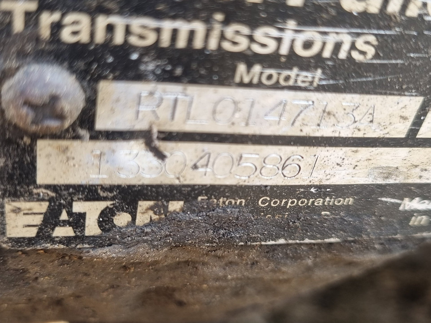 1998 Isuzu C Series CXH CXH50 380 HP- Trans/Gearbox PN: rtlo14713a