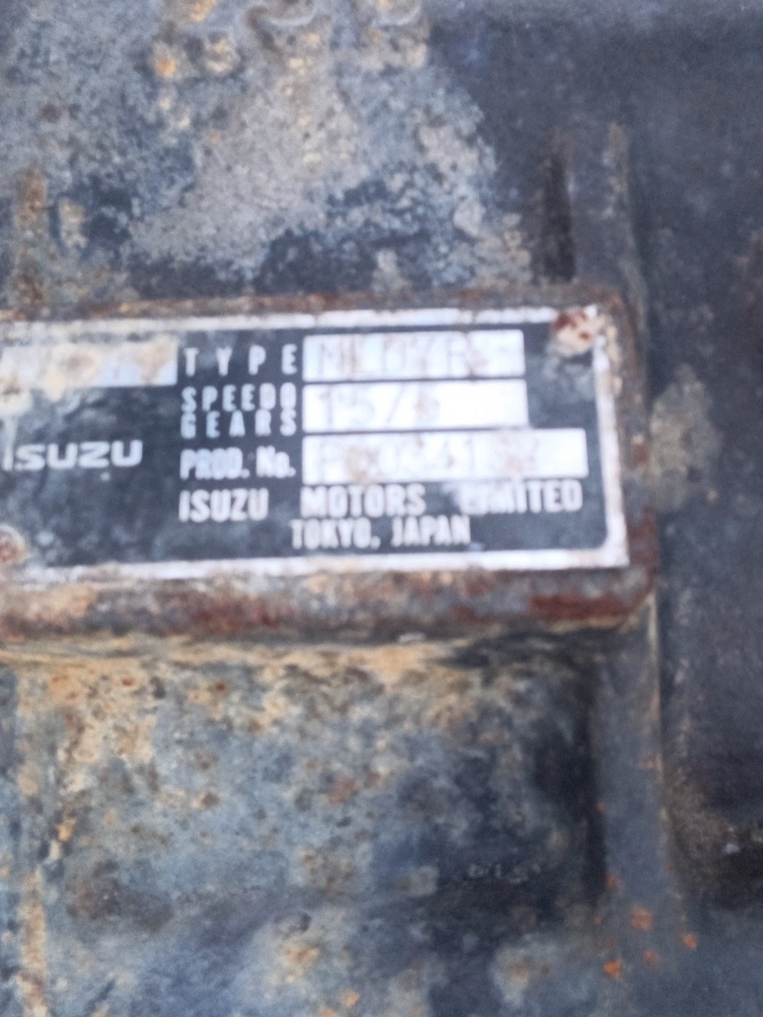 2005 Isuzu F-Series 2003-2007 000179- Trans/Gearbox PN: MLD7R