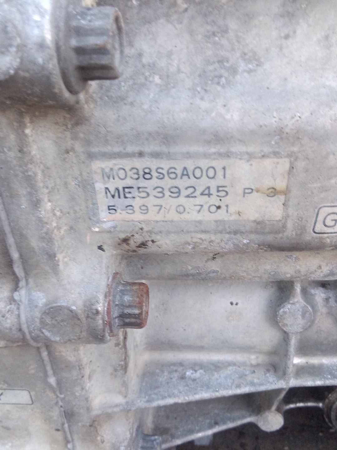 2011 Mitsubishi Canter FE* FEA50- Trans/Gearbox PN: