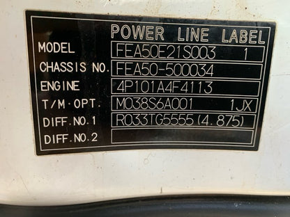 2011 Mitsubishi Canter FEA/FEB 2011-on FEA50-500034