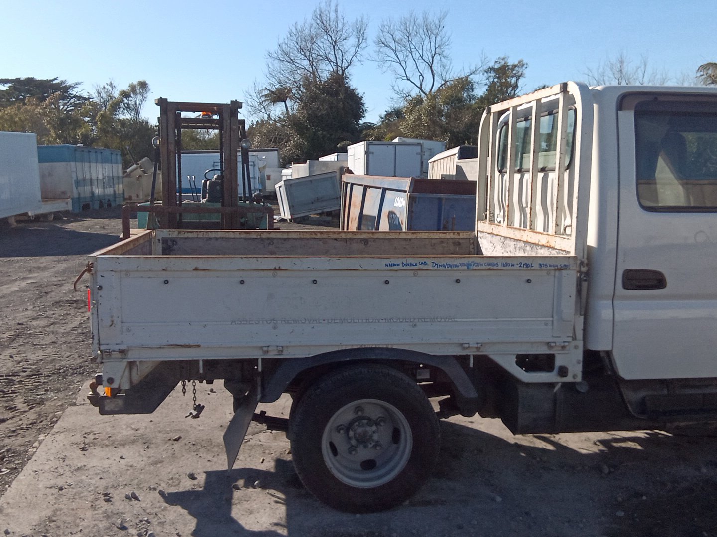 2007 Toyota Toyoace XZU308- Flat Deck PN:.