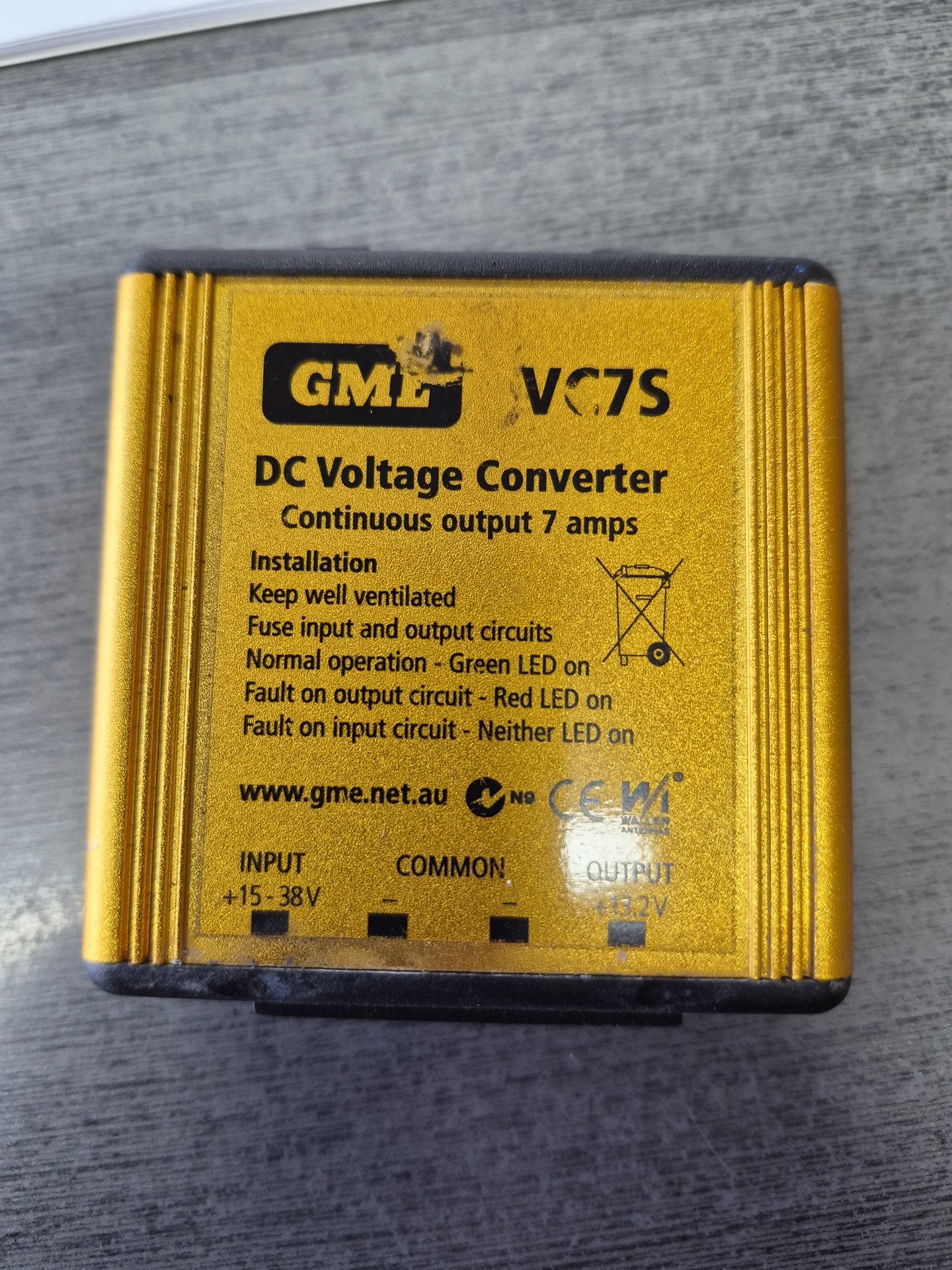2015 Isuzu N-Series NQR NQR500- DC Converter Module PN: GME VC7S