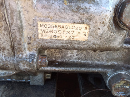 2005 Mitsubishi Canter FE6* fe122w - Trans/Gearbox PN: MO35S5 Alloy