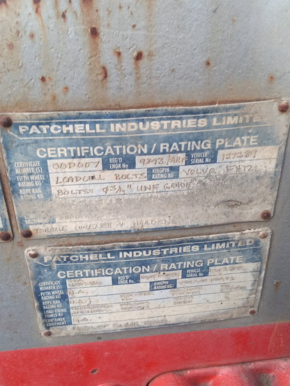 2000 fh12- log bolsters PN:
