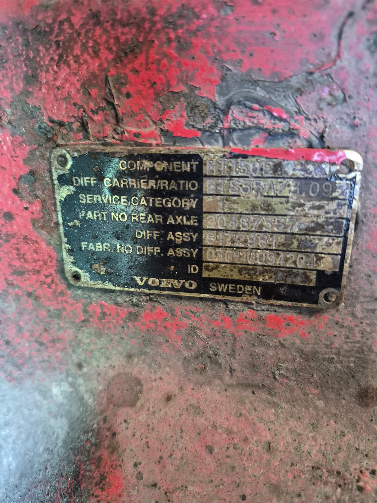 2003 Volvo FH Series FH 2002-2007 FH12 V2 460- Front Differential Head PN: