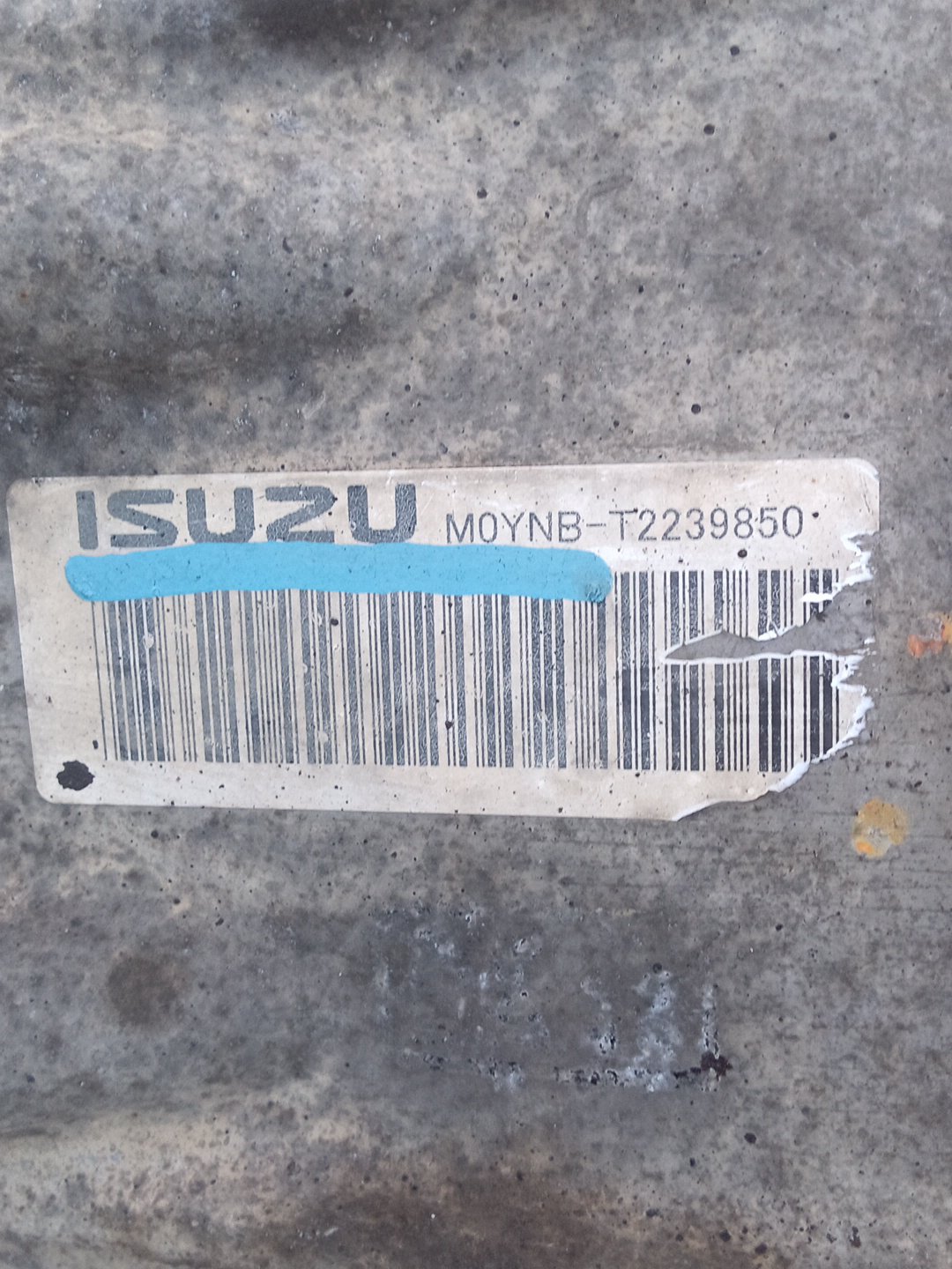 2011 Isuzu N-Series- Trans/Gearbox PN: