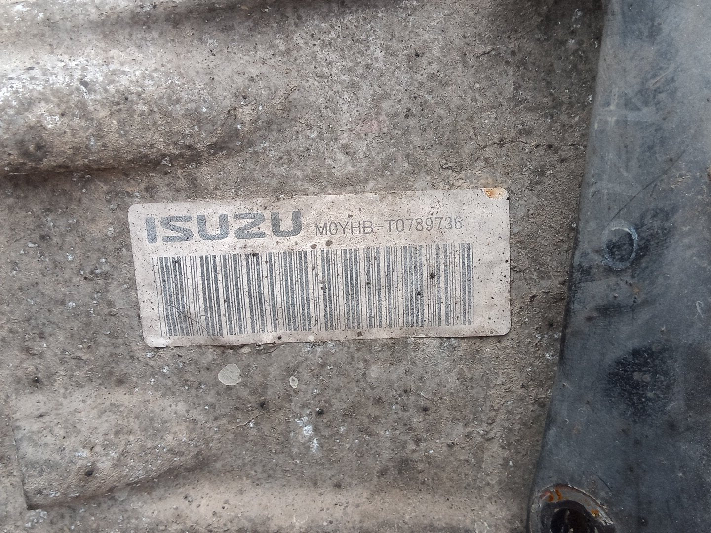 2008 Isuzu Elf NKR85 - Trans/Gearbox PN: