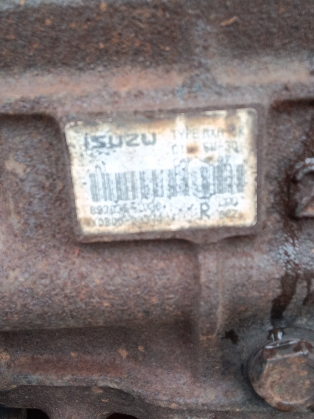 1995 Isuzu Elf NPR66L- Trans/Gearbox PN: mxa6r